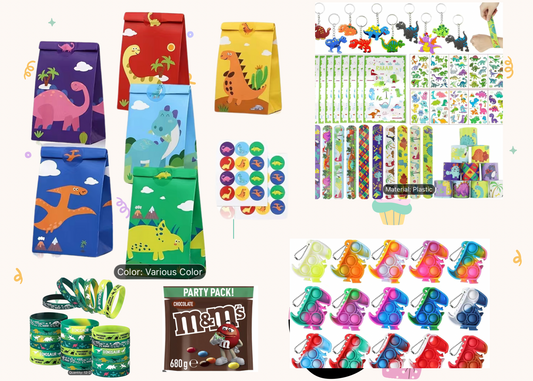 RAW-Some Dino Party Bags (14 Pieces)